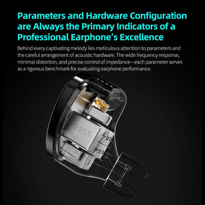 KZ Sonata 28BA Units Upgraded HIFI Headphones On-ear tunable balanced armature unit Wired gaming headphones