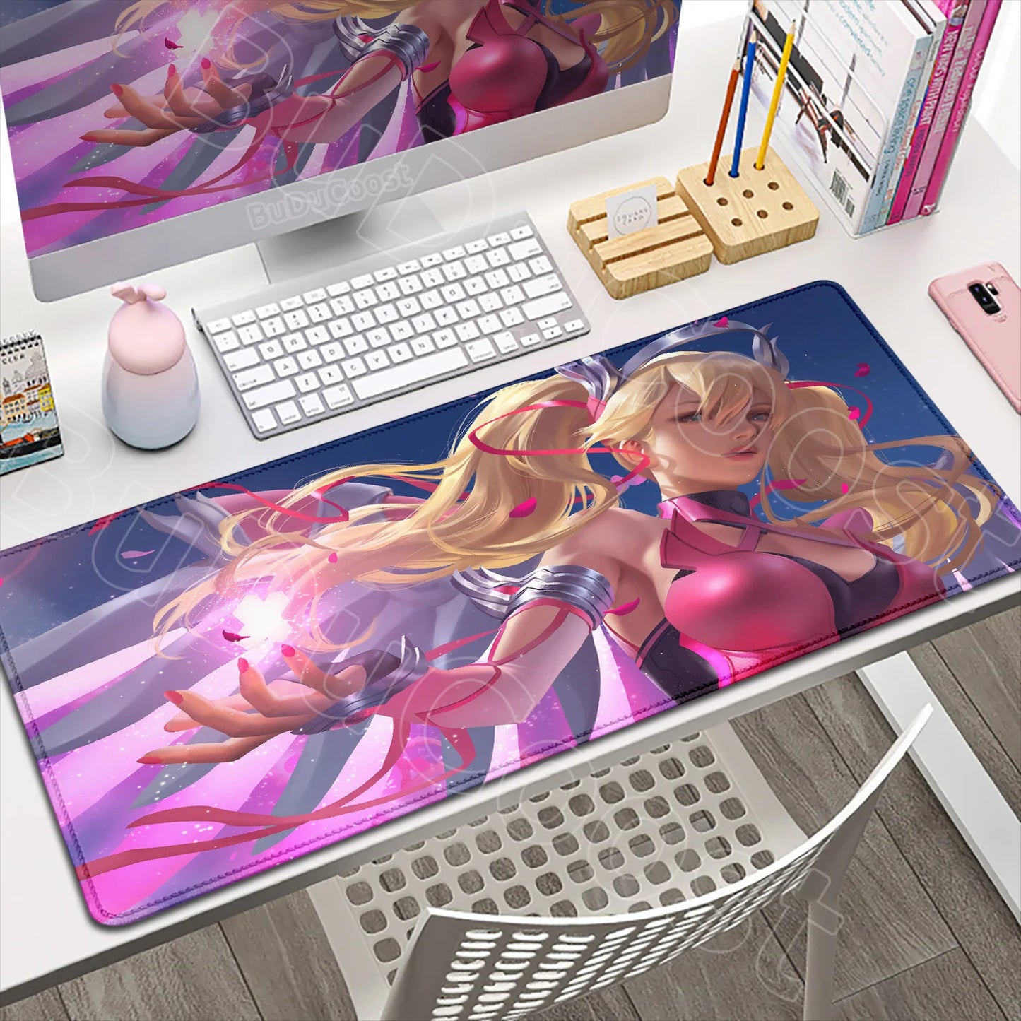 Produit gaming premium Fraquane Large XXL DIY Cool Overwatch Mouse Pad Keyboard Table Gaming Accessories Non-Slip Rubber Edge locking spped Laptop Rug desk Mat