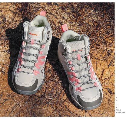 Sapatos de caminhada unissexo, sapatos desportivos para caminhadas ao ar livre, botas de campismo, sapatos impermeáveis de caminhada para senhora, sapatos de caminhada antiderrapantes
