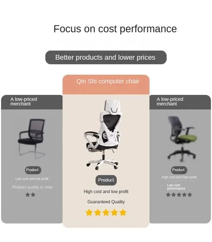 Computer Chair, Rotating Office Chair, Boss Chair, Comfortable to Lie Down, Student Bedroom, Engineering Chairs, e-sports Chairs