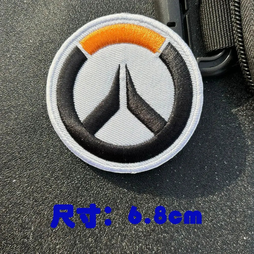 Patch de braço anime Overwatch DVA para cosplay, mochila, aplicação decorativa e vestuário