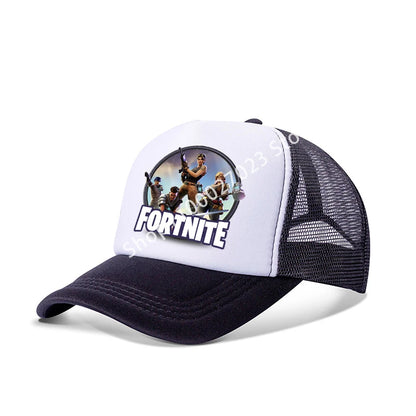Fortnites Baseball Caps for Adult Boys Girls Cute Cartoon Summer Breathable Mesh Hat Anime Sunbonnet Headgear New Birthday Gifts