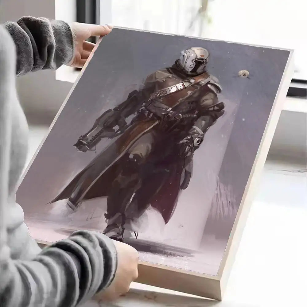 Destiny Poster Self-adhesive Art Waterproof Paper Sticker Coffee House Wall Decor