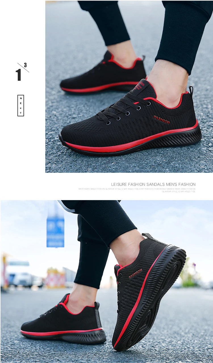 Scarpe da running da uomo traspiranti, leggere e comode, scarpe casual da uomo, sneakers outdoor slip-on per camminare