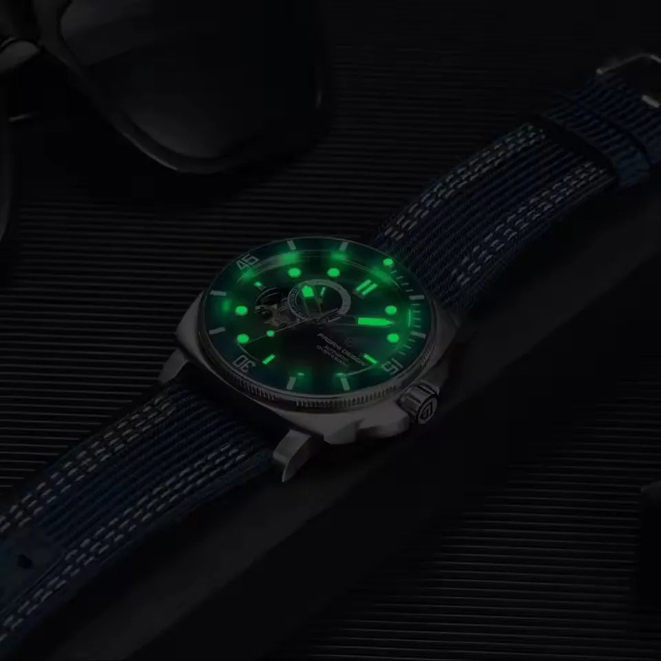 PAGANI DESIGN 2026 Original 43MM Men's Automatic Mechanical Watch NH39 200M Waterproof AR Sapphire Mirror Watches For Men