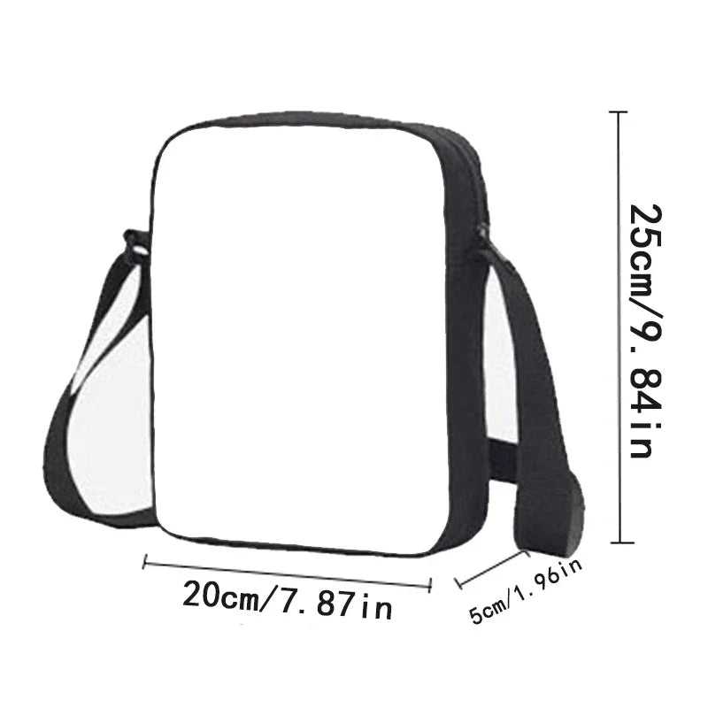 Mala de ombro tipo messenger infantil com estampado FortniteS, clássico dos jogos populares, para rapazes e raparigas, mala casual, bolsa para telemóvel e saco de compras para homem e mulher