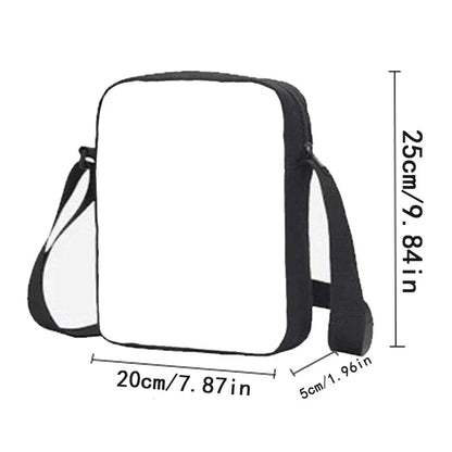 Mala de ombro tipo messenger infantil com estampado FortniteS, clássico dos jogos populares, para rapazes e raparigas, mala casual, bolsa para telemóvel e saco de compras para homem e mulher