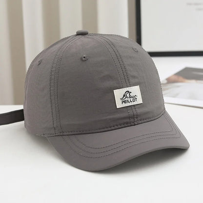 A Men'S Short-Brim Cap, New Summer Style, Breathable And Quick-Drying Baseball Hat, Lightweight Soft-Top Duckbill Cap for Women