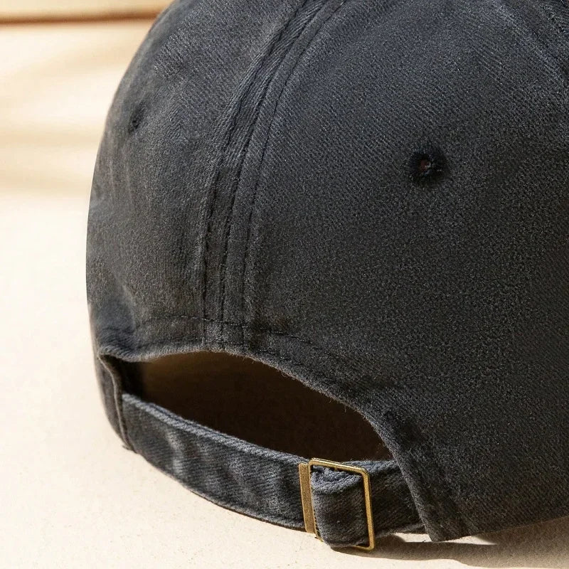 FOCUS Print Cap -pesetty puuvilla, säädettävä klassisen tyylin baseball-lippis, urheilullinen duckbill-lippis miehille ja naisille