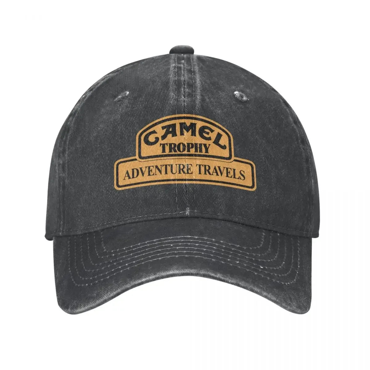 Retro Camel Trophy Racing Baseball Cap Men Women Distressed Denim Snapback Hat Outdoor Summer Unstructured Soft Caps Hat