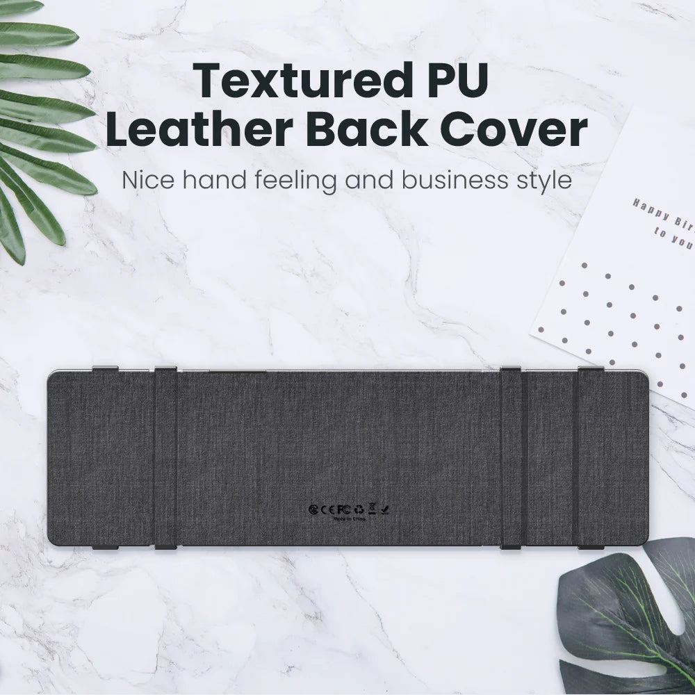 BOW Korea/Russia Wireless Folding Keyboard with Touchpad/Numberpad Rechargeable Foldable Bluetooth Keyboard for Tablet Ipad