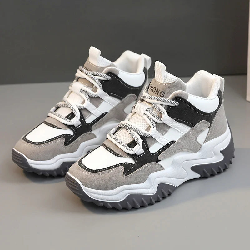 Sneakers for Women 2023 Autumn Slip-On Breathable Mesh Casual Shoes Women Heels Loafers