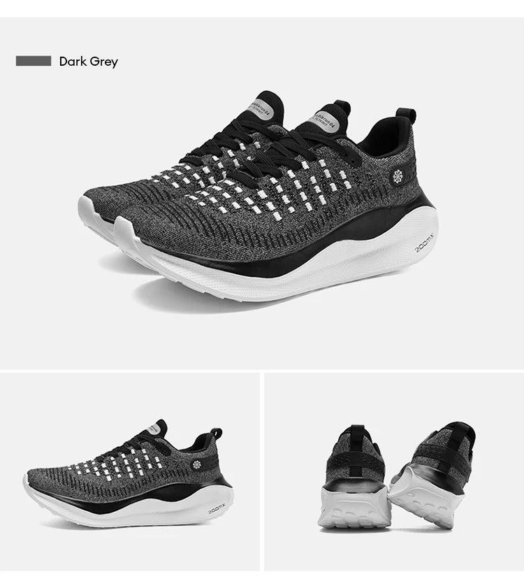 Men's Cushioned Running Shoes EVA Midsole for Shock Absorption Lightweight & Breathable Mesh Sports Sneakers for Gym and Walking