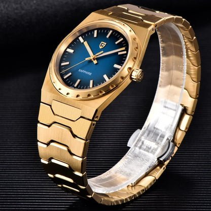 PAGANI DESIGN 2026 new ultra-thin 7mm quartz men's watch stainless steel sapphire 10Bar waterproof C3 upgrade V2 reloj hombre