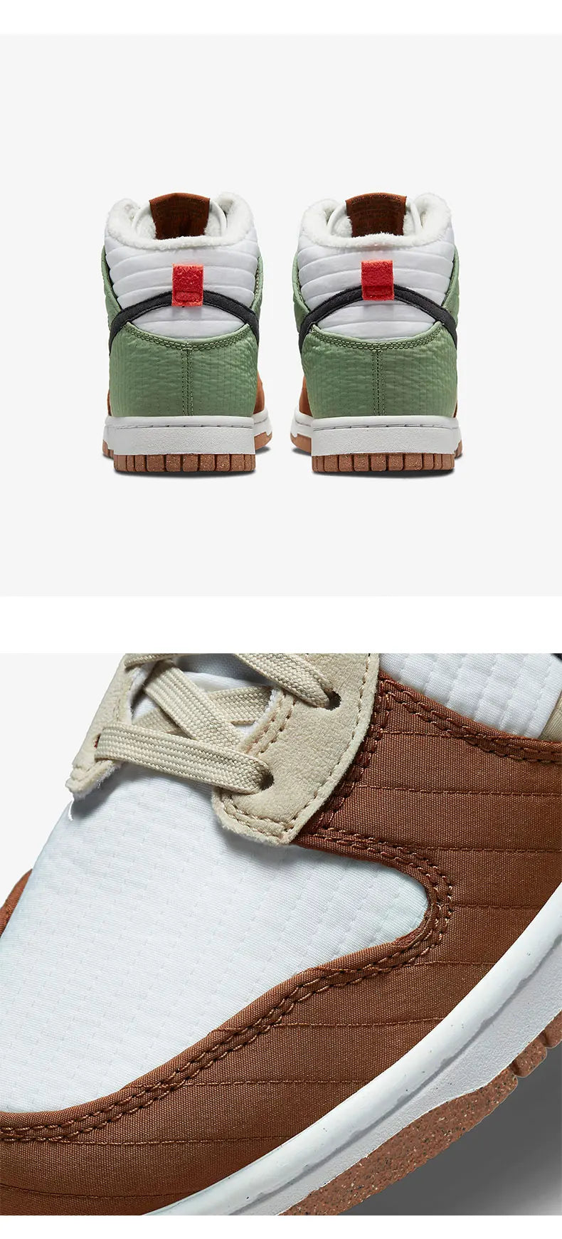 Nike Genuine DUNK HIGH LX NEXT Unisex Fleece-Lined Sneakers DN9909-100