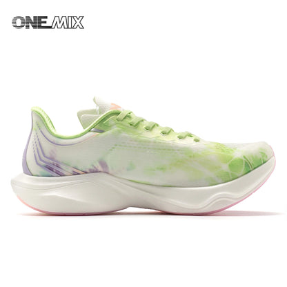 ONEMIX-Nylon Carbon Board Marathon Running Racing Shoes, Professional Stable Support, Shock-relief, Ultra-light Rebound Sneaker