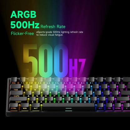 Akko MonsGeek FUN68 FUN60 PRO&MAX HE Magnetic Keyboard 60% 65% Gaming Keyboards Rapid Trigger 8K Custom Keyboard Gamer Esports