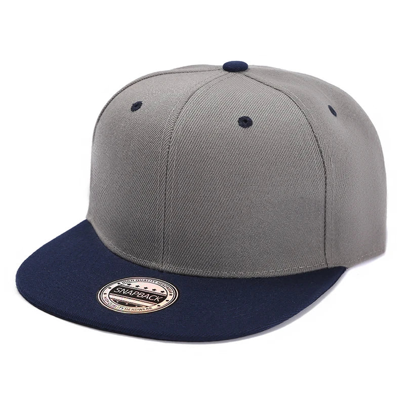 Custom Print Embroidery Logo Flat-brimmed baseball cap Unisex Outdoor Hat Hip Hop Dad Hat Gorras Hombre Street Snapback Hat