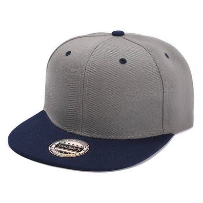 Custom Print Embroidery Logo Flat-brimmed baseball cap Unisex Outdoor Hat Hip Hop Dad Hat Gorras Hombre Street Snapback Hat