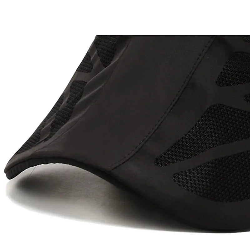 Summer Mens Sports Sun Hats Breathable Mesh Quick-drying Visor Caps Outdoor Gorro Hombre Boina Golf Hat Fashion Solid Flat Cap