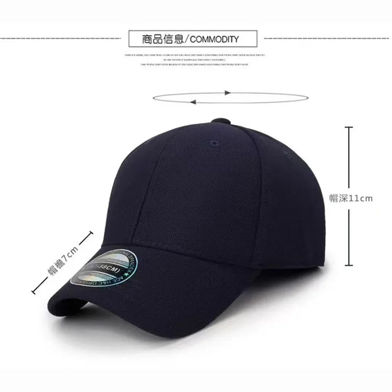 Custom Logo Sport Caps Full Closed Fitted Baseball Cap Hat Dad Hats Outdoor Golf Caps for Wen Women Hip Hop Snapback Visor Caps