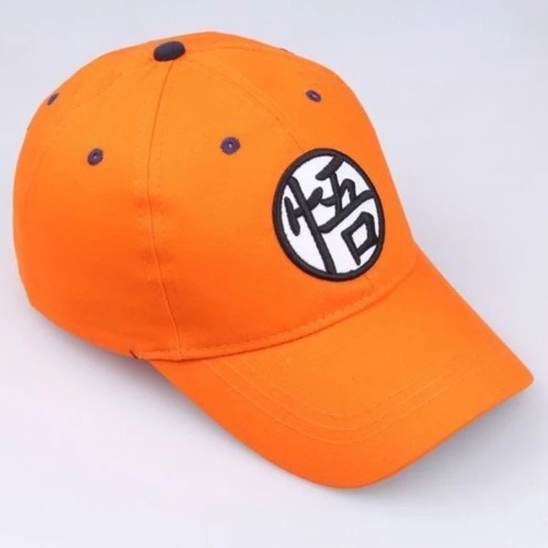 Dragon Ball Son Goku -baseball-lippis, jossa on korkealaatuinen brodeerattu painatus; unisex-kesälippis, pyöreä kruunu, leveä lieri, duckbill-malli