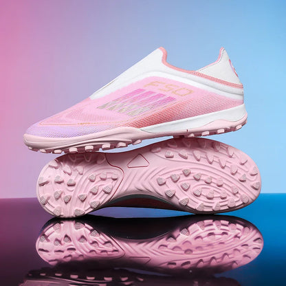 Men's Soccer Shoes Training Football Boots Indoor Sneakers TF Long Spikes Match Futsal Ultralight Breathable Cleats Drop Shipping