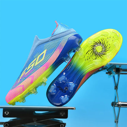 New Men's Football Boots Ultralight Sport Indoor Cleats Soccer Shoes Grass Adult Non-Slip Non Slip Fg Turf Futsal Comfortable