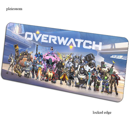 Tapete de rato gaming Overwatch com impressão HD, 900x400x3mm, para PC e secretária, tapete gamer para computador portátil e desktop