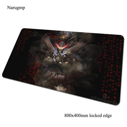 Overwatch Mauspad 80x40cm Gaming-Mauspad Halloween-Geschenk großes Mauspad Gamer-Computertischmatte Notebook-Mousemat PC