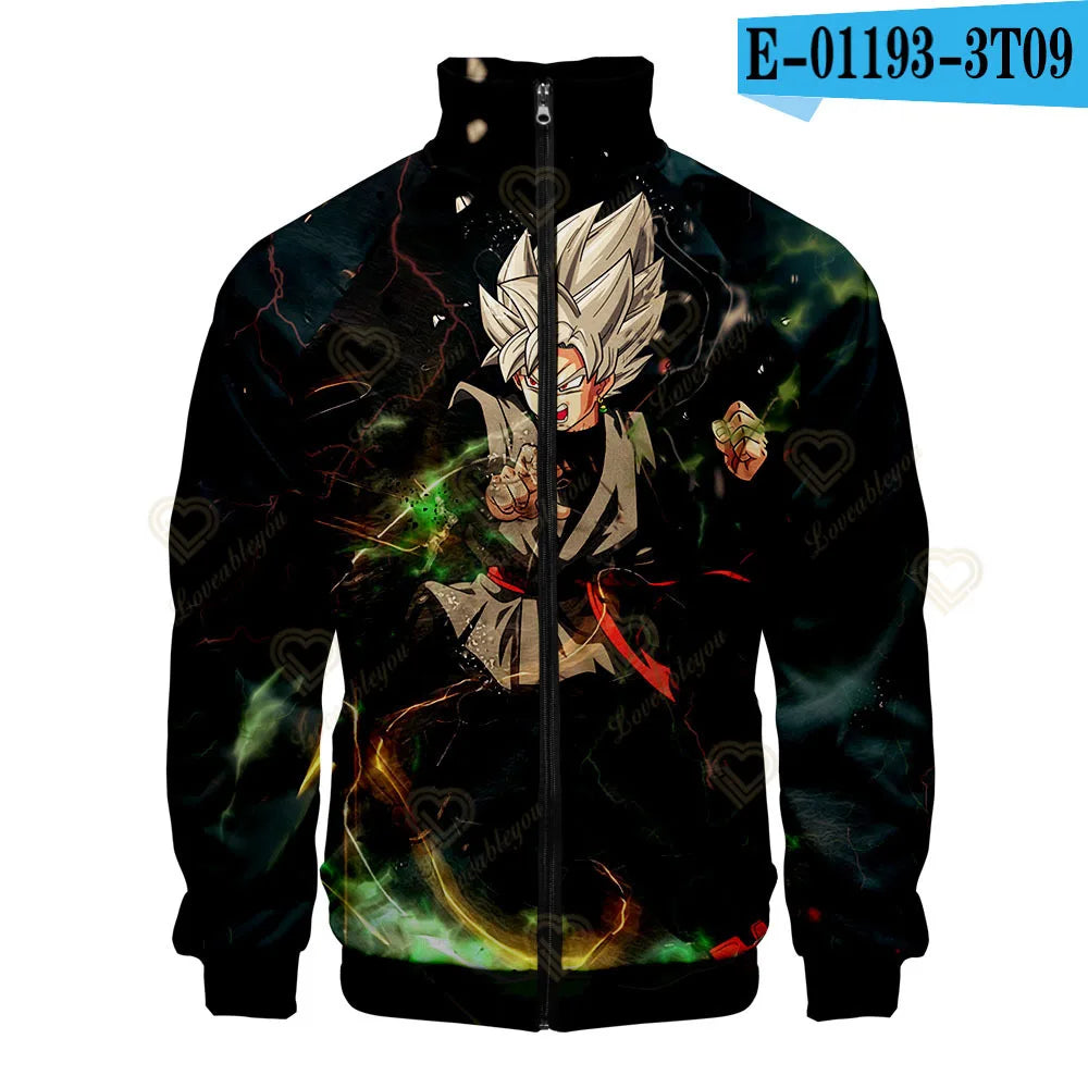 Dragon Ball 3D Print Zipper Hoodie Cool Fashion Men/Women/Kids Long Sleeve Hoodies Sweatshirt Casual Cosplay Jacket Clothes