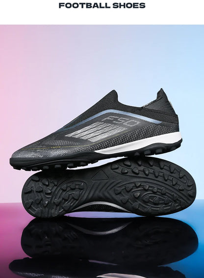 New Men Football Boots ComfortableSoccer Shoes Match Training Boys Non Slip Long Spikes Breathable Adult Cleats Outdoor Sport