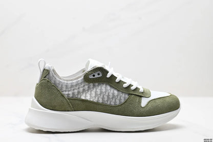 Low-Top Casual Men's Sneakers Fashionable Sport Shoes Comfortable Walking Shoes Men's Footwear Breathable Leather Upper