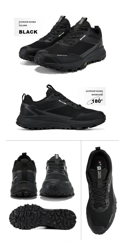 Baasploa herre-vandringssneakers – udendørs mode, lette, åndbare sko, herre-casual, skridsikre, slidstærke klatresko
