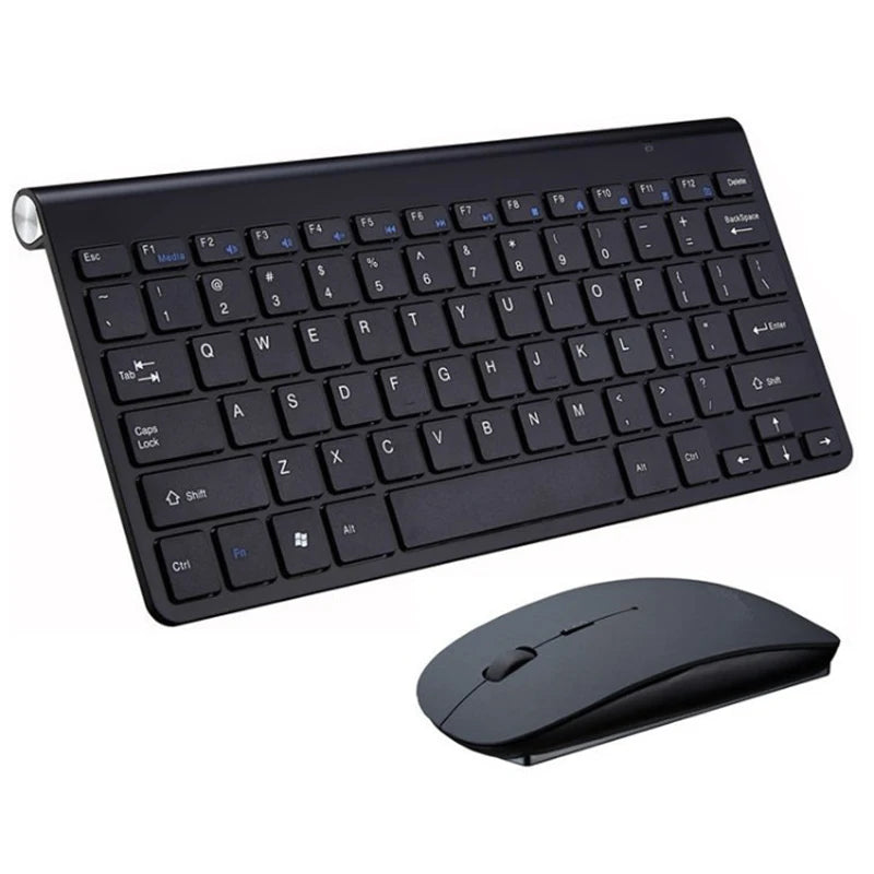 Conjunto de teclado e rato sem fios espanhol, hebraico, coreano e tailandês 2.4G Mini portátil para Windows, Mac e Android