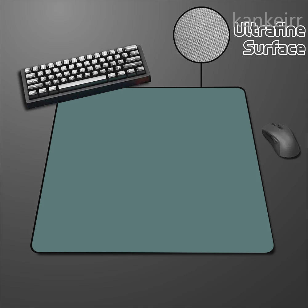 Schwarzes Speed-Mousepad, einfarbig, hochelastisch, rutschfeste Unterseite, Gaming-Mausmatte, Premium-E-Sports-Mousepad, ultrafeine Oberfläche, Deskmat