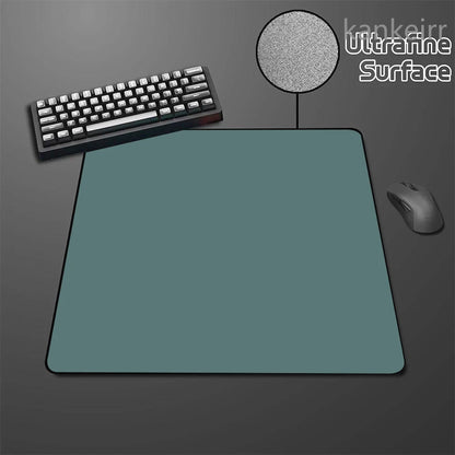 Schwarzes Speed-Mousepad, einfarbig, hochelastisch, rutschfeste Unterseite, Gaming-Mausmatte, Premium-E-Sports-Mousepad, ultrafeine Oberfläche, Deskmat