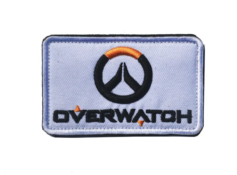 Overwatch D.Va bestickter Magic-Arm-Patch-Sticker für Cosplay, Rucksack und Kleidung – Aufkleber-Dekoration, Fan-Merchandise, Geschenk