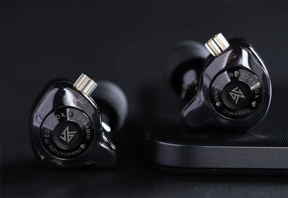 KZ EDX PRO X Wired Earphones HIFI Stereo Bass Earbud Gaming Sport Music Noise Cancelling Headset Detachable Cable