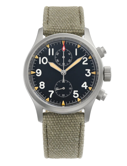 Militado ML1868 Watch VK61 Quartz Movement 100m Waterproof Watches Men Stainless Steel Chronograph Sapphire Crystal Wristwatch