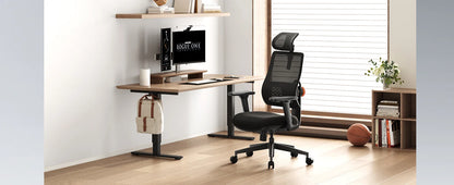 NEWTRAL MAGICH003 Ergonomic Office Chair, Adaptive Lower Back Support Gamer Chair, Adjustable Headrest Seat Depth Office Chair