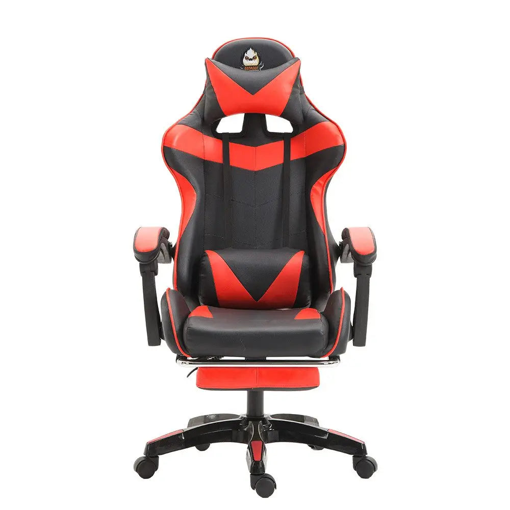Gaming chair Gaming armchair Height Adjustable Office Chair with Adjustable Recumbent Function with Cat Ears and Pillows