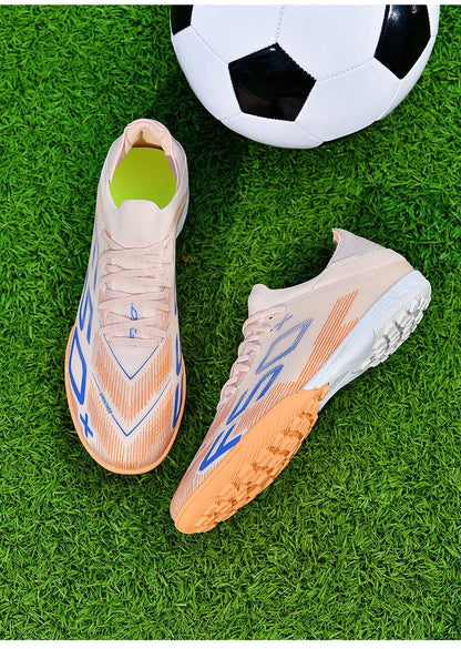 New Men Football Boots Match Grass Cleats High-quality Soccer Shoes Futsal Sneakers Non-Slip Indoor Hot-selling High-top Outdoor