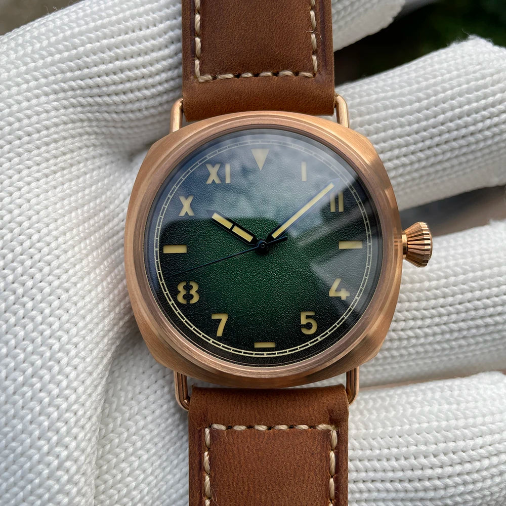 STEELFLIER Official SF760S Luxury Bronze Mechanical Watch NH35 Movement Sapphire Crystal Swiss Luminous 20Bar Waterproof Wristwatch