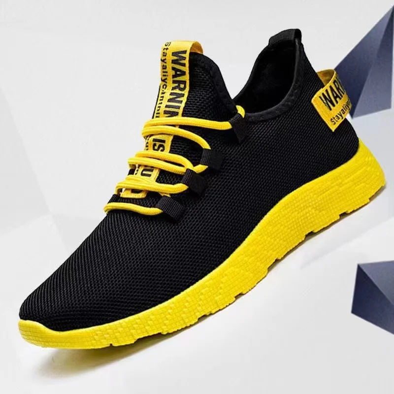 Pánské tenisky, ležérní, lehké, síťované, sportovní boty, letní, outdoorové, s měkkou podrážkou, prodyšné, pohodlné, módní, trendy běžecké boty