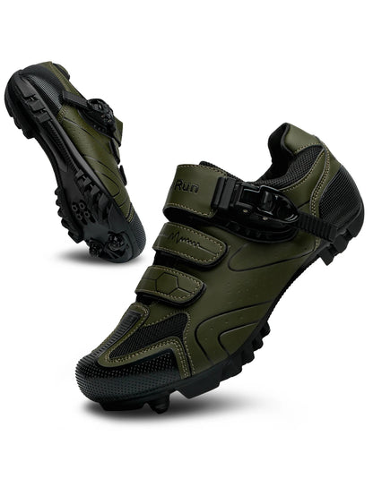 Primavera, scarpe da ciclismo MTB con morsetti da uomo, scarpe sportive in carbonio, velocità, corsa in montagna, scarpe da mountain bike