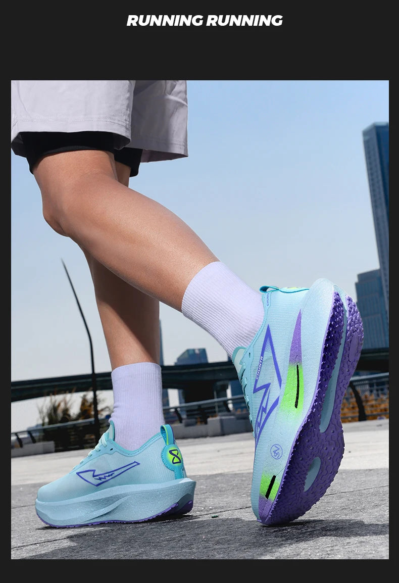 Running Shoes Carbon Plate Specialty Marathon Men's Sports Breathable Lightweight Women's Comfortable Athletic Non-slip Sneakers