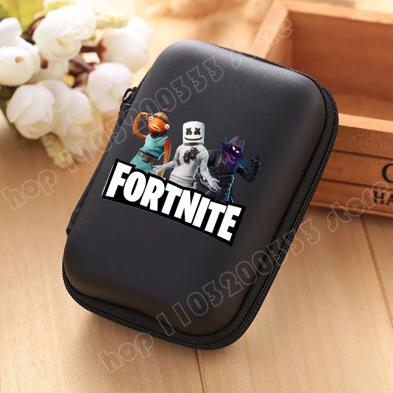 Nova Bolsa de Arrumação Fortnite Multifuncional para Cabos de Dados, Carregadores e Auriculares, Bolsa Protetora de Viagem, Presente de Aniversário para Crianças