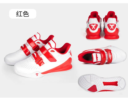 Professional Weightlifting Shoes Comfortable Indoor Squat Training Shoes Durable Anti Slip Weightlifting Hard Pull Sports Shoes
