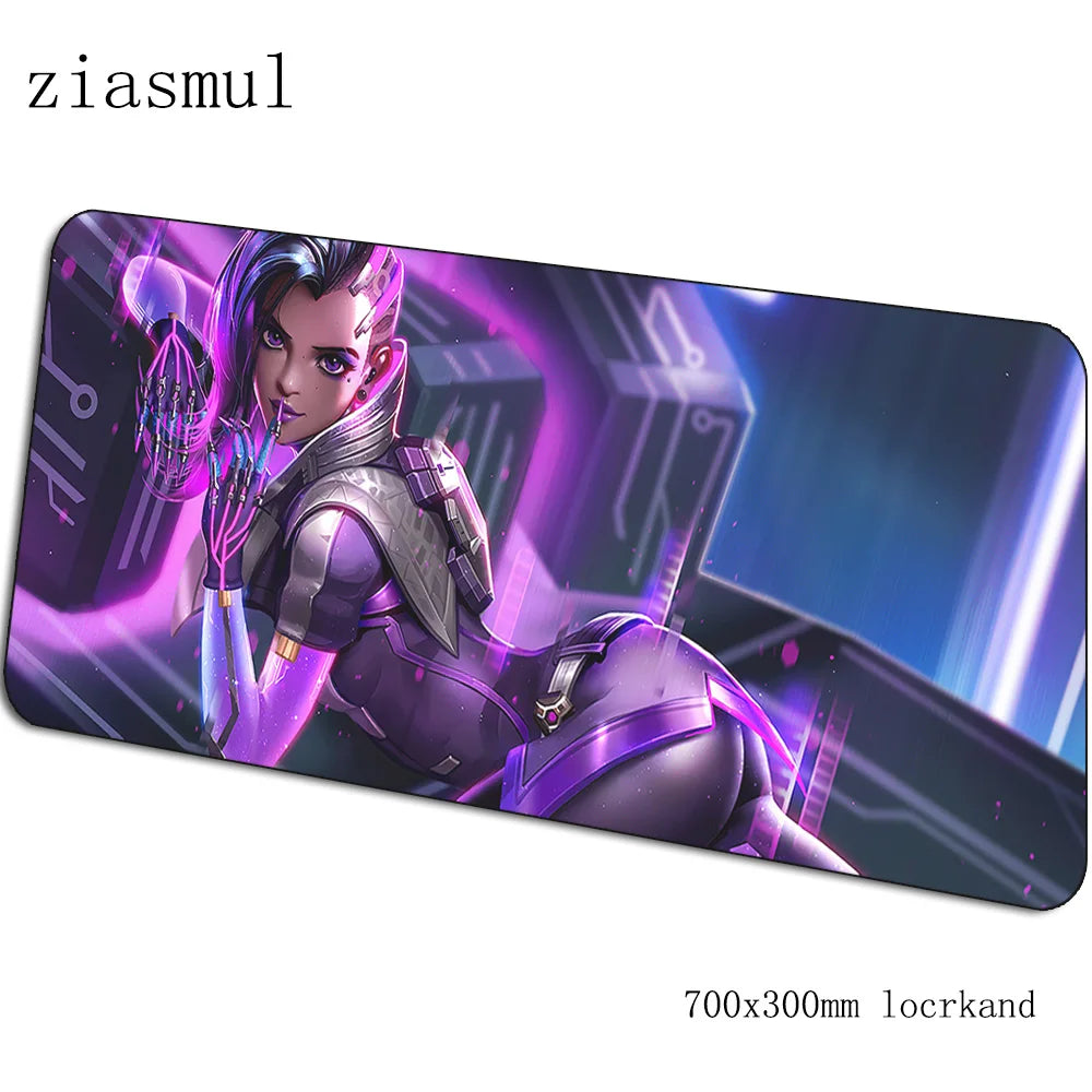 Overwatch mouse pad Cartoon Computer Mat 700x300x3mm gaming mousepad large Indie Pop mouse pad keyboard games PC gamer desk